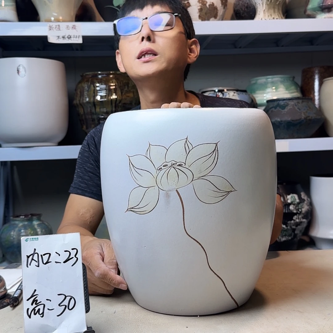 23@30 紫砂花盆尺寸