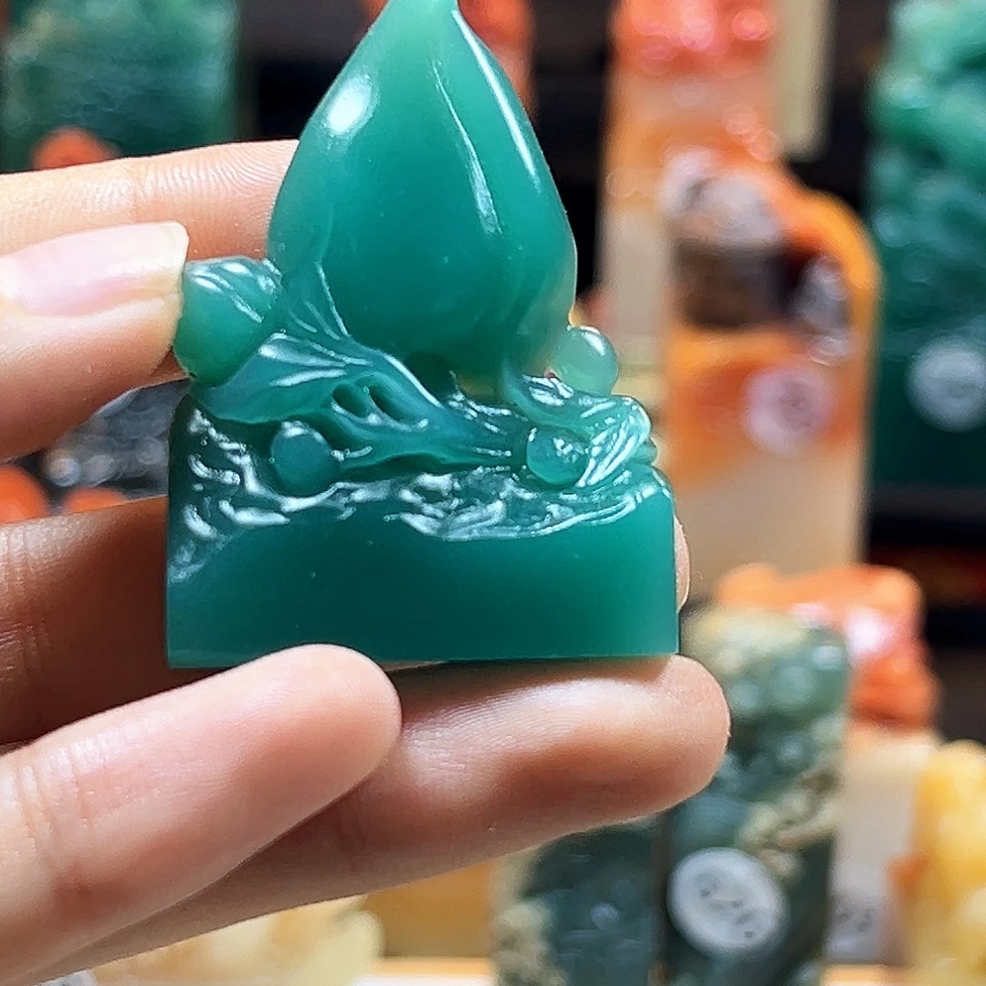 粉***空寿山石印石寿山石雕刻