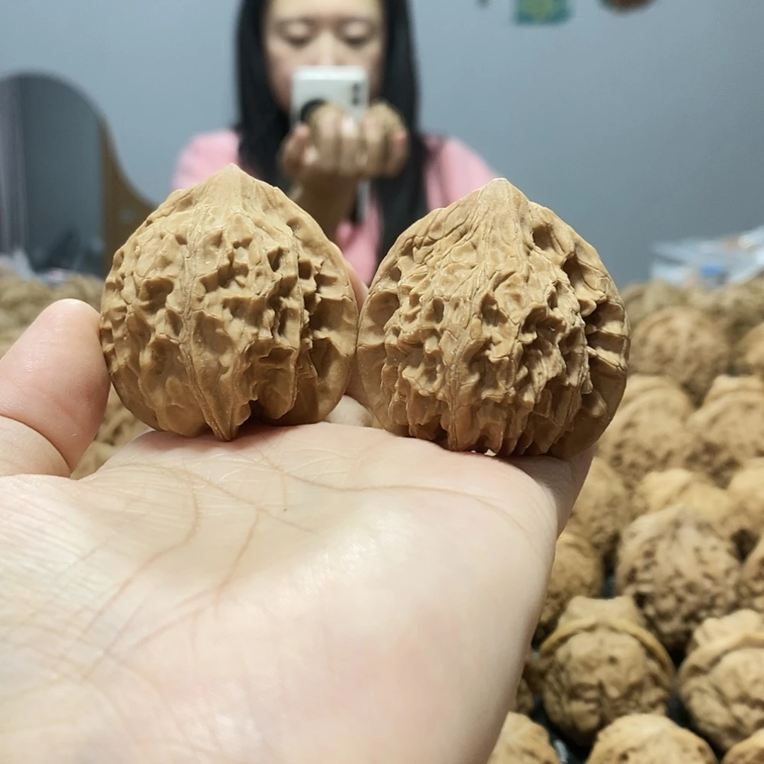 十***生文玩核桃吊坠灯笼42黄尖