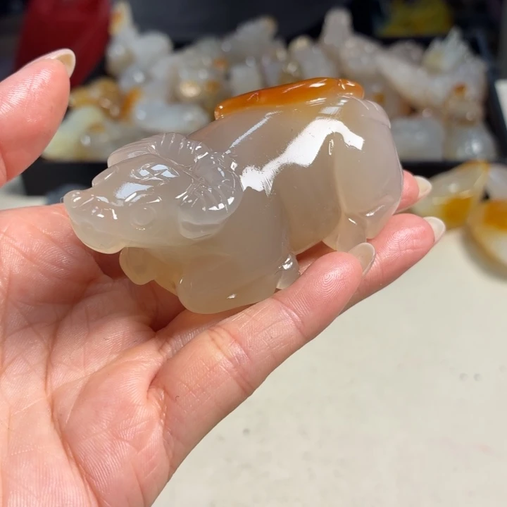 玛瑙/玉髓未镶嵌吊坠(不含链)
