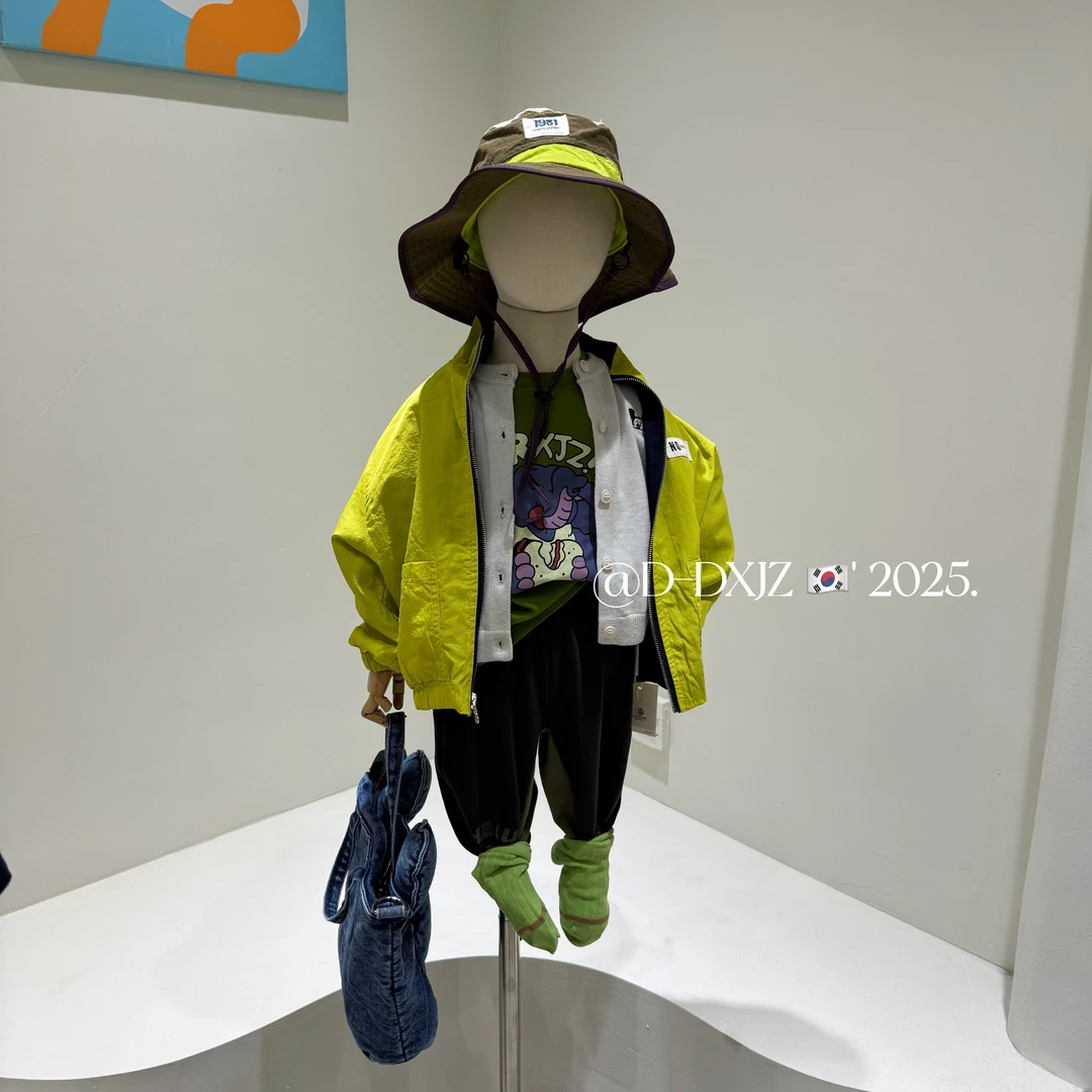 【3月25号大上新】春款儿童韩版时尚正反两穿男女可穿夹克外套25037