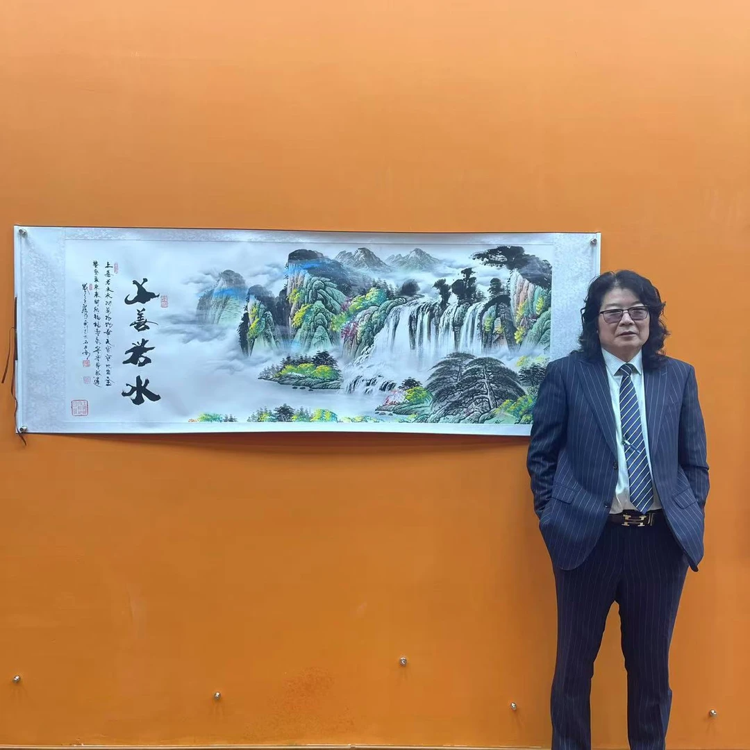 王德峰《上善若水》小六尺白 国墨堂