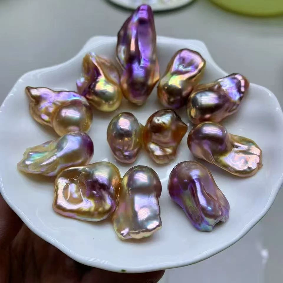 珍珠巴洛克幻彩风格气质百搭时尚直播链接