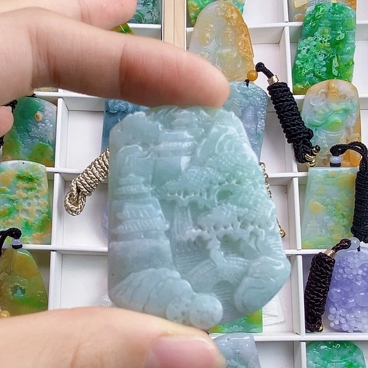 颈饰未镶嵌翡翠翡翠