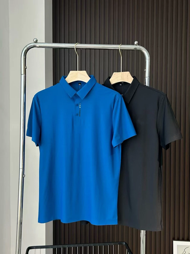 夏季男士商务休闲短袖Polo衫百搭透气-6606