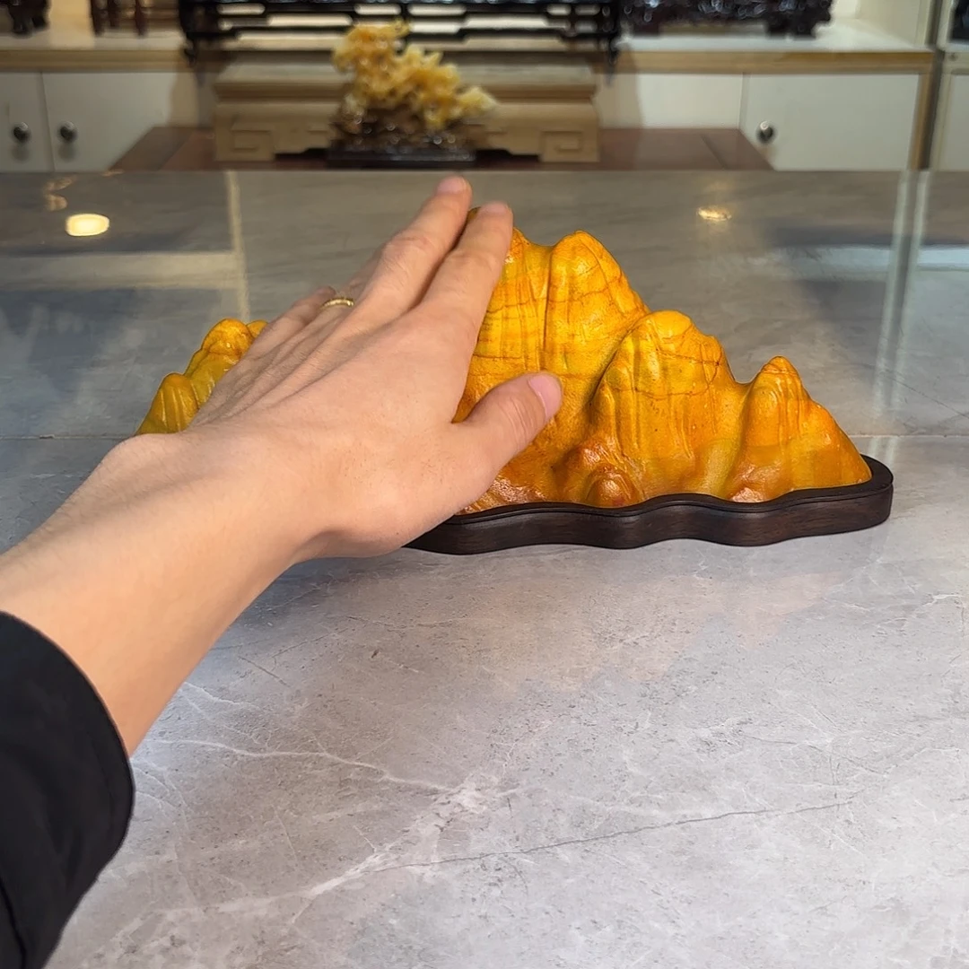 晋***头灵璧石手工雕刻奇石摆件