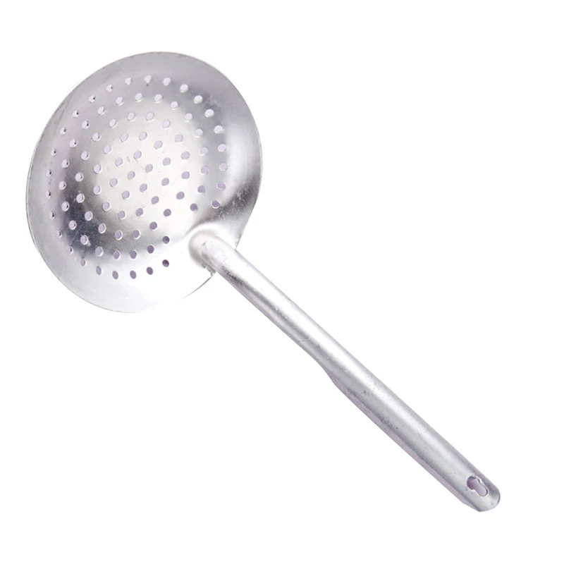 加厚老式纯传统铝捞勺子漏瓢家用焯水大笊篱网筛捞饺子厨房