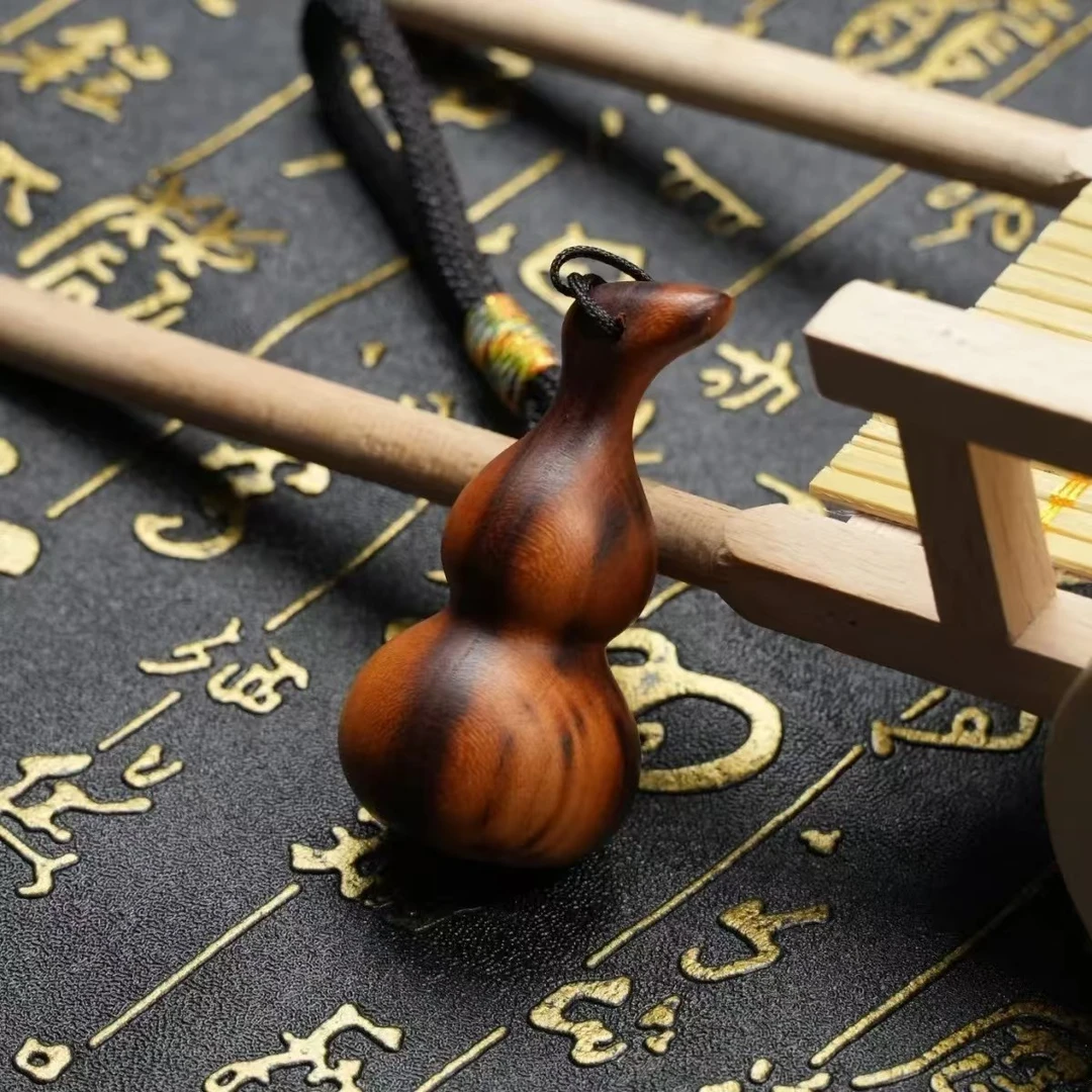 天然雷击桃木葫芦钥匙扣汽车挂件随身福禄挂件饰品随身挂件手工