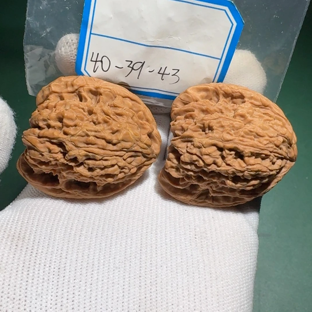 文玩核桃吊坠8号天残凹底hs