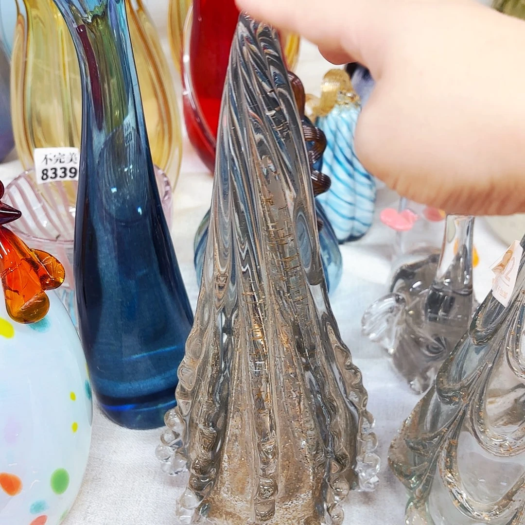 琉璃安妮家居琉璃花瓶摆件