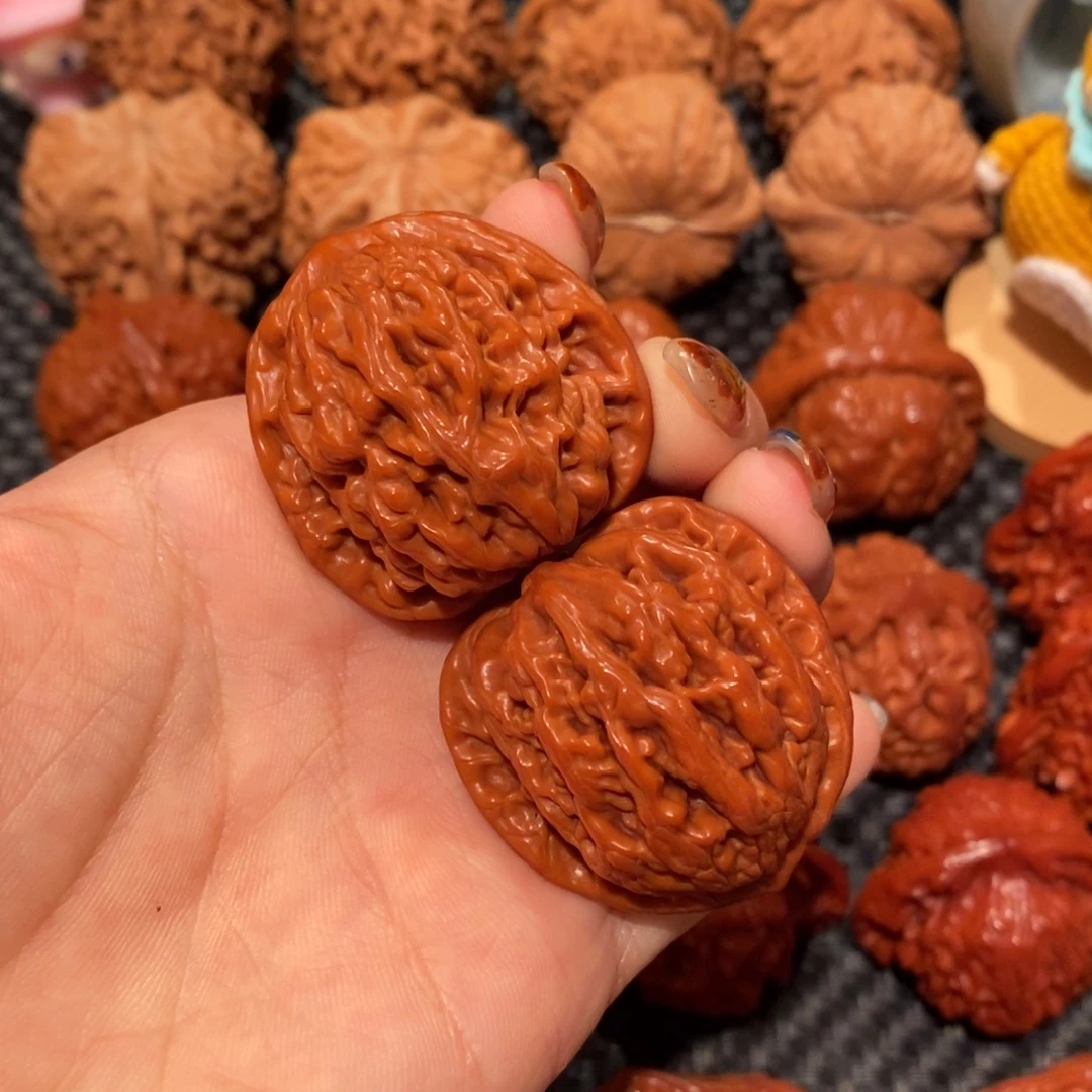 吊坠文玩核桃36.8麦穗虎头，0846