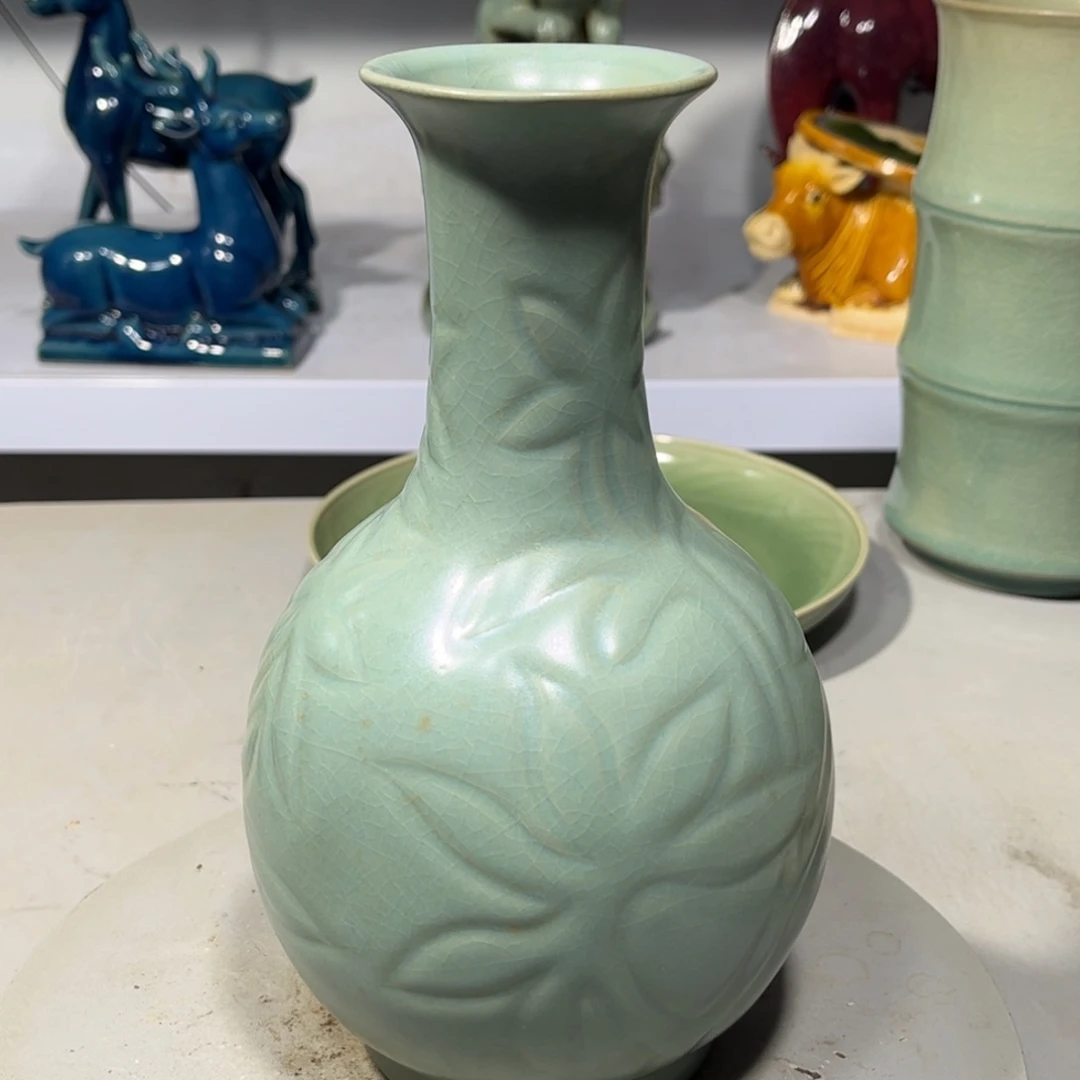 瓶古**观汝窑瓷器品相完美