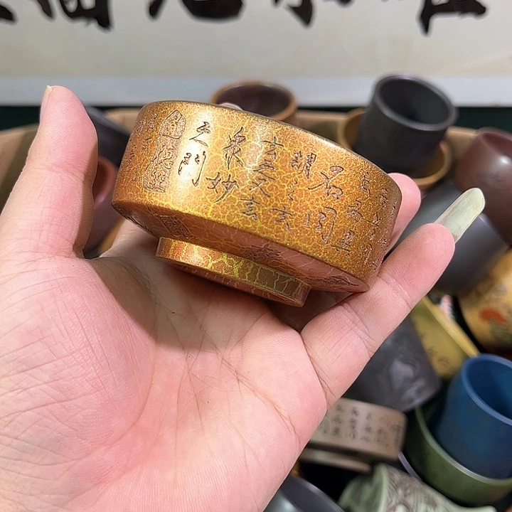 茶杯紫砂全手工紫砂主人杯