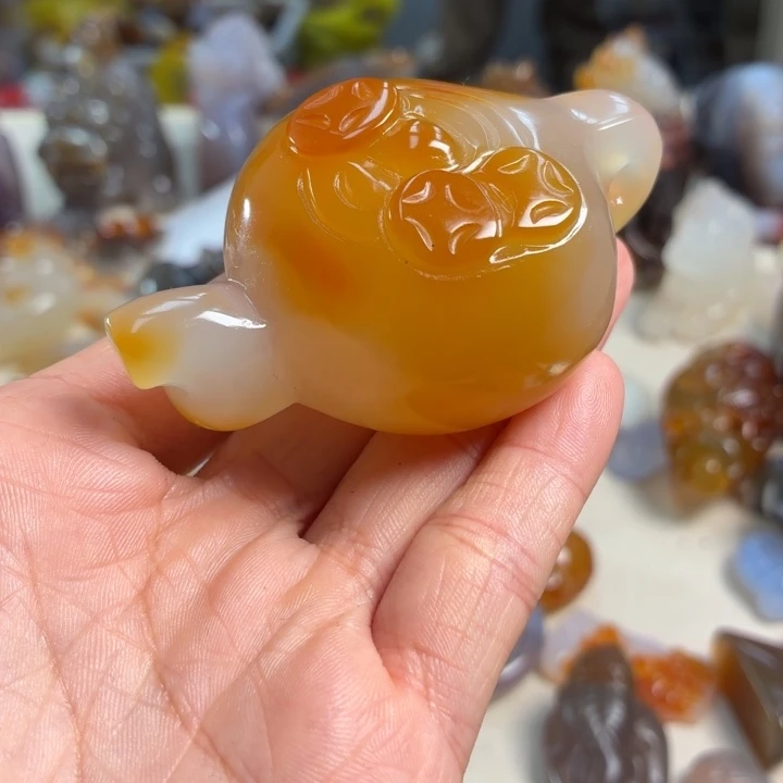 玛瑙/玉髓未镶嵌吊坠(不含链)