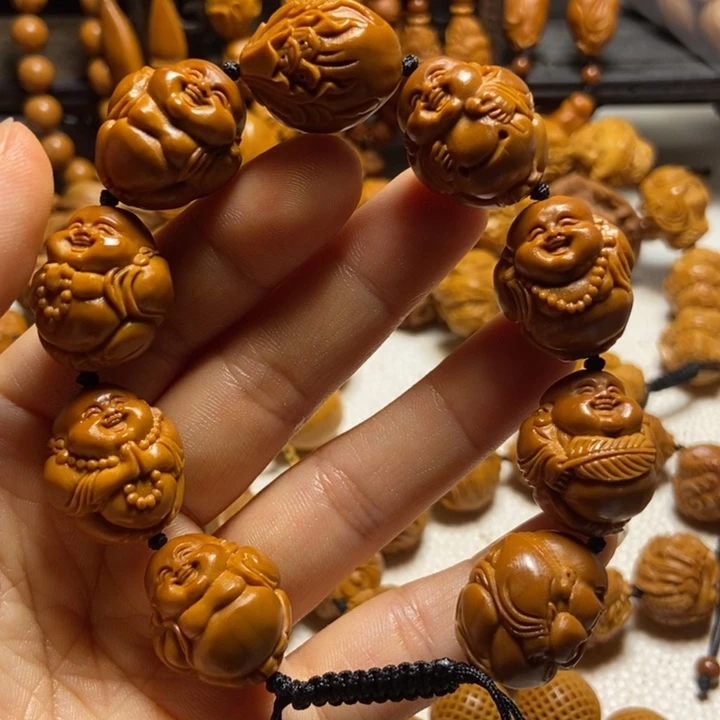 【闪购商品】橄榄核手串/手链八大弥勒