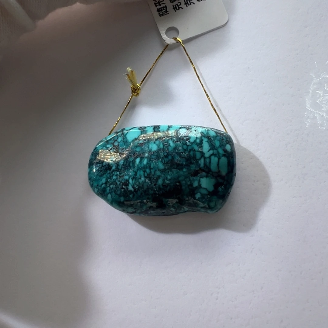 绿松石未镶嵌挂件