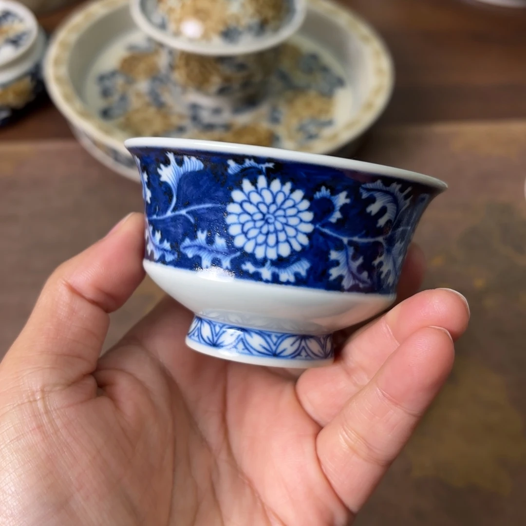 摆件陶瓷景德镇手绘茶器