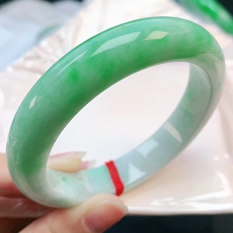 未镶嵌手镯翡翠小*瓜58圈口882569