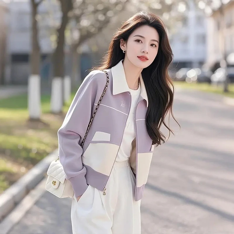 韩系减龄独特超好看短外套女春季新款小香风洋气百搭设计感上衣