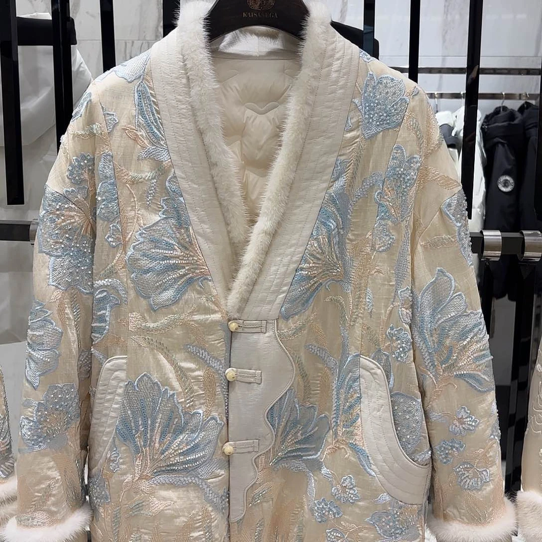 凯撒世家新中式鹅绒服