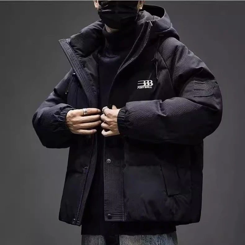 波司断码羽绒服男秋冬新款白鸭绒连帽加厚保暖外套青少年潮牌面包