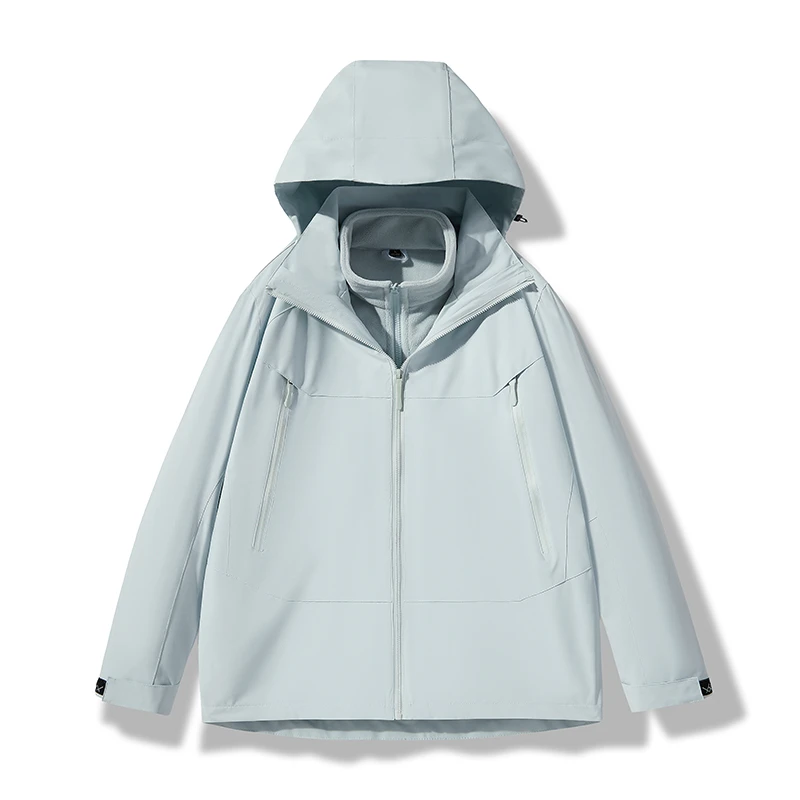 [wei]三合一冲锋衣外套休闲同款春秋冬季运动户外夹克防水F11