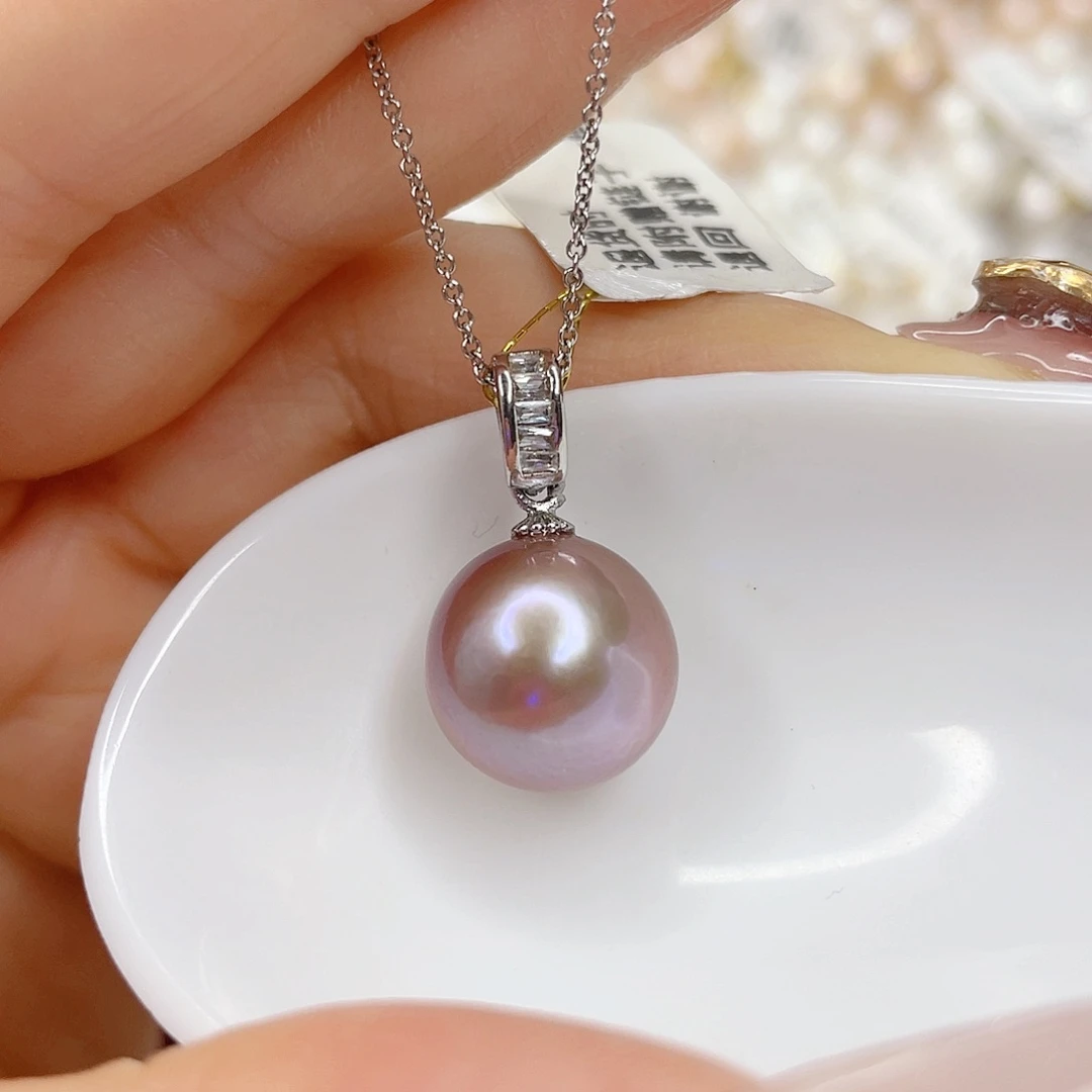 淡水珍珠未镶嵌吊坠(赠链)