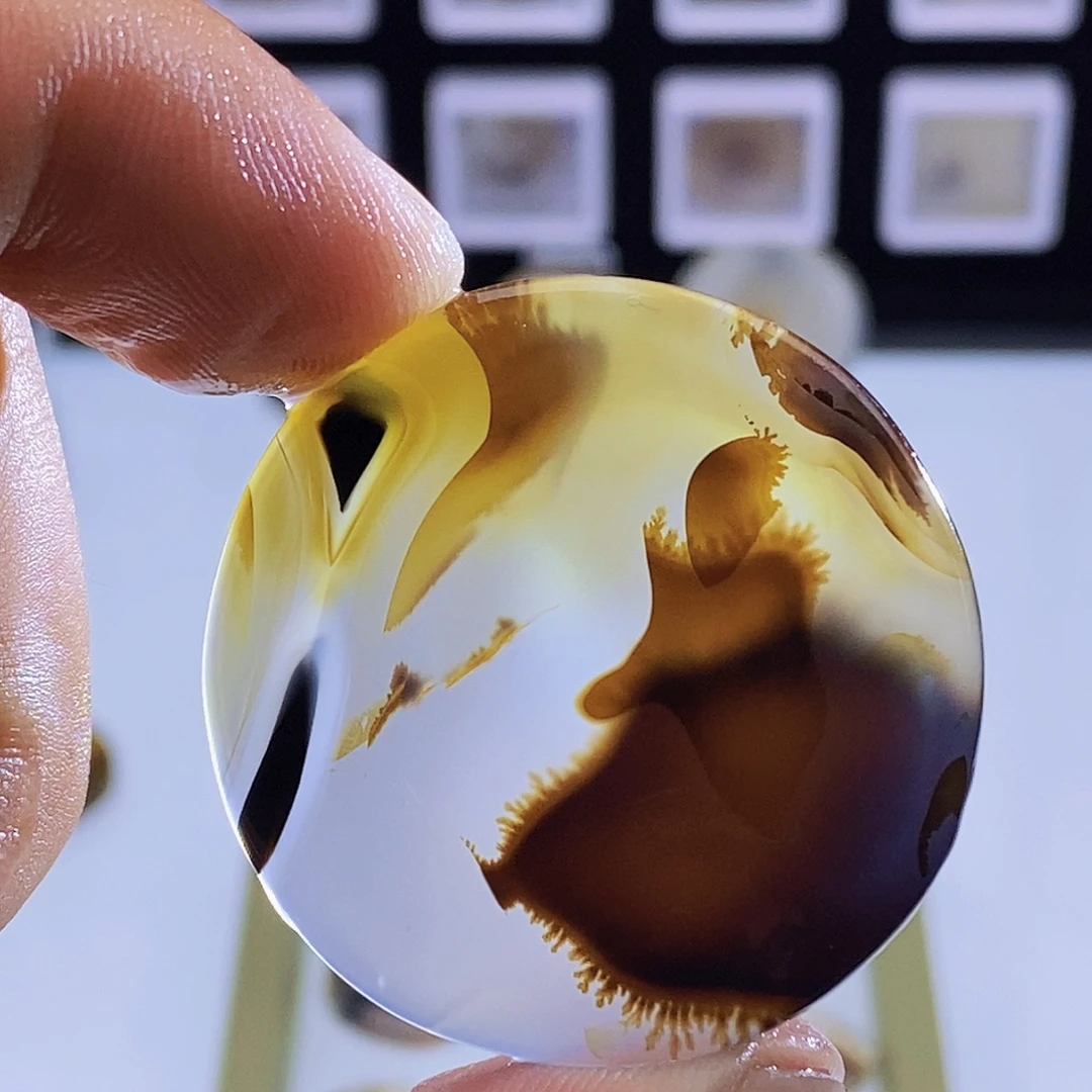 玛瑙/玉髓未镶嵌吊坠(不含链)71