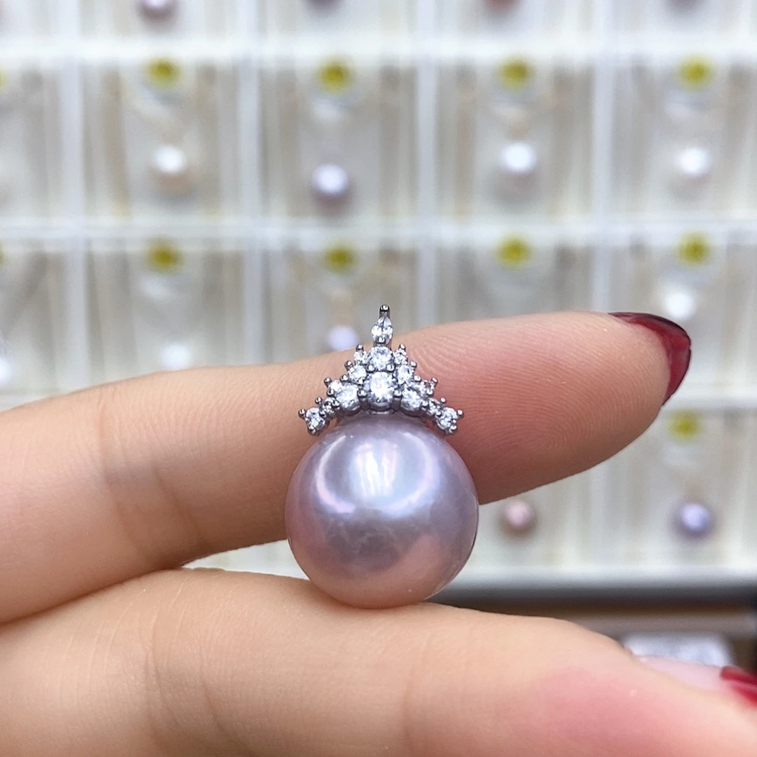 颈饰合金淡水珍珠