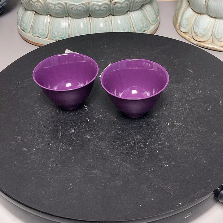 旧藏单色釉茶盏全品