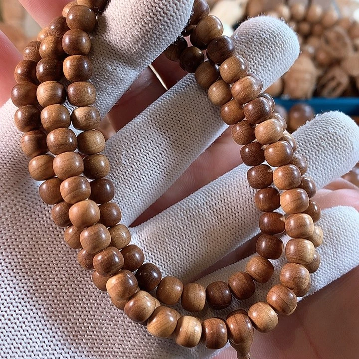 檀香木手串/手链横纹黑肉5✖️6微瑕福利款手链