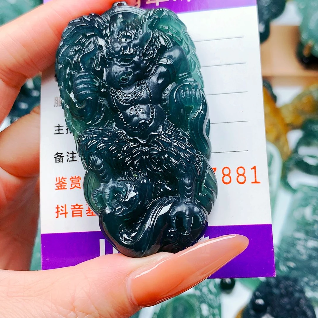 【闪购商品】翡翠颈饰未镶嵌纯天然A货翡翠