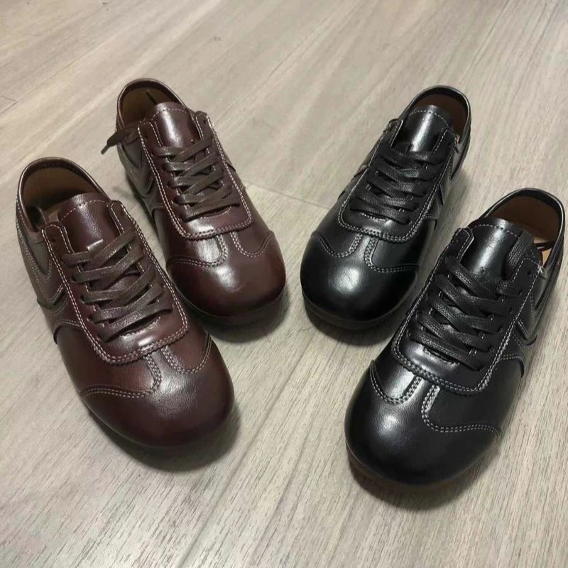 【雪菲】新款纯色气质百搭洋气休闲鞋24222