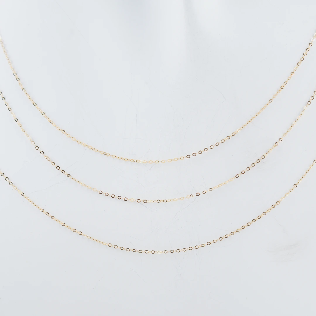 【云中意】18K金闪o链子 - 多样性一件发货 LY