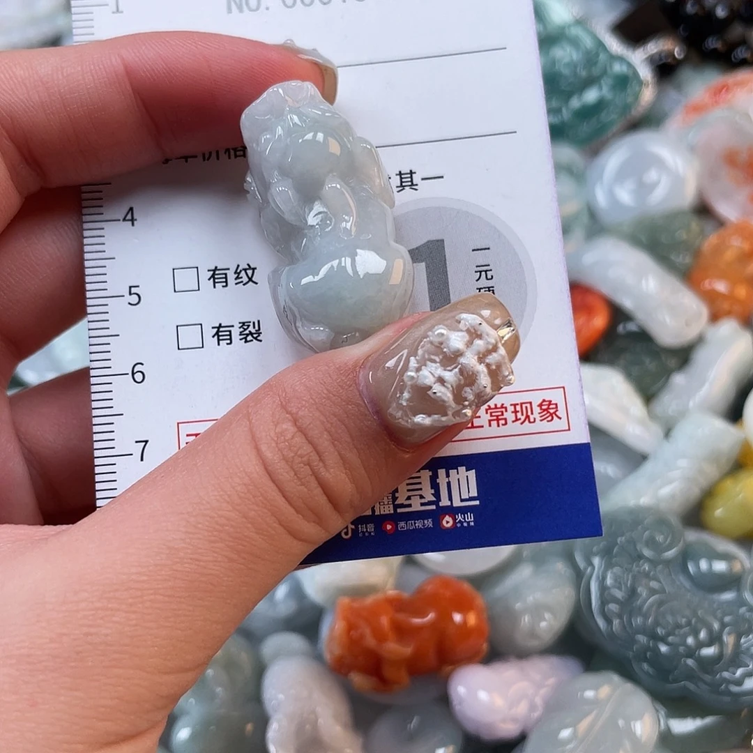 翡翠未镶嵌颈饰1502