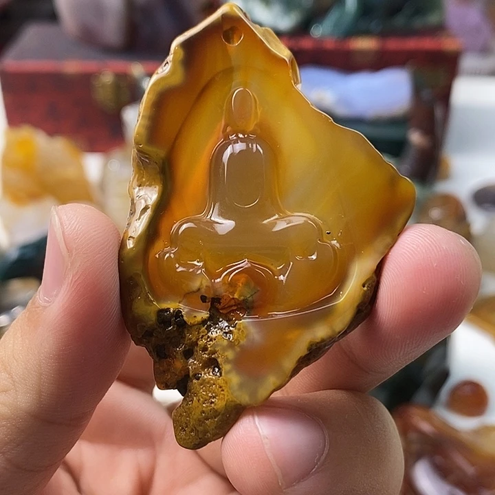 未镶嵌颈饰玛瑙/玉髓