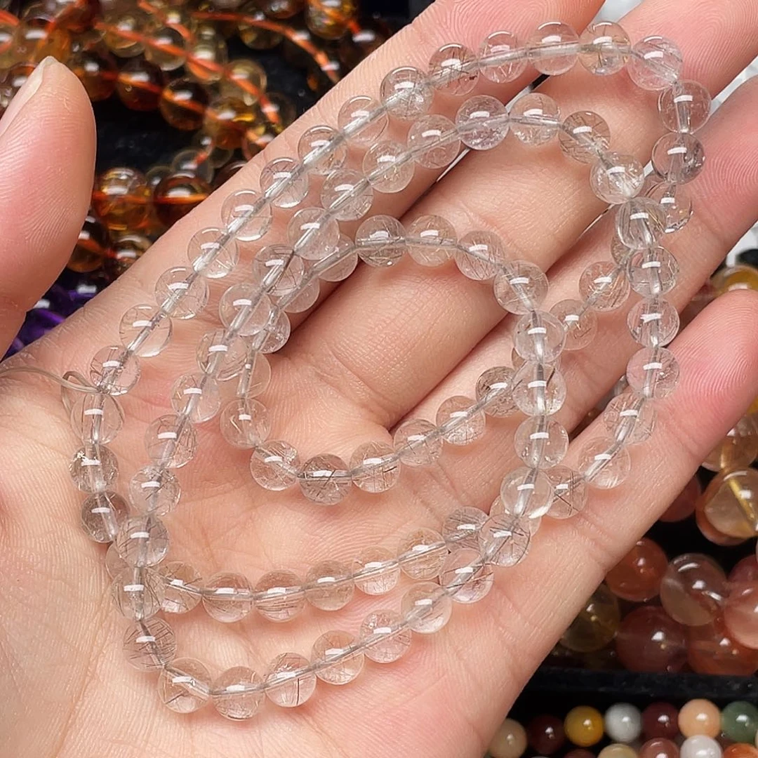 未镶嵌手链水晶银发晶7