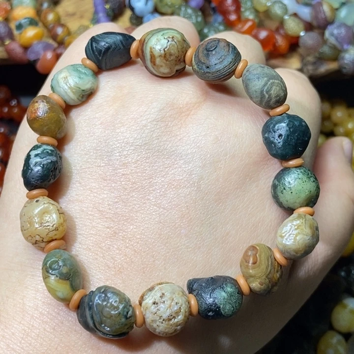 玛瑙/玉髓合金手链