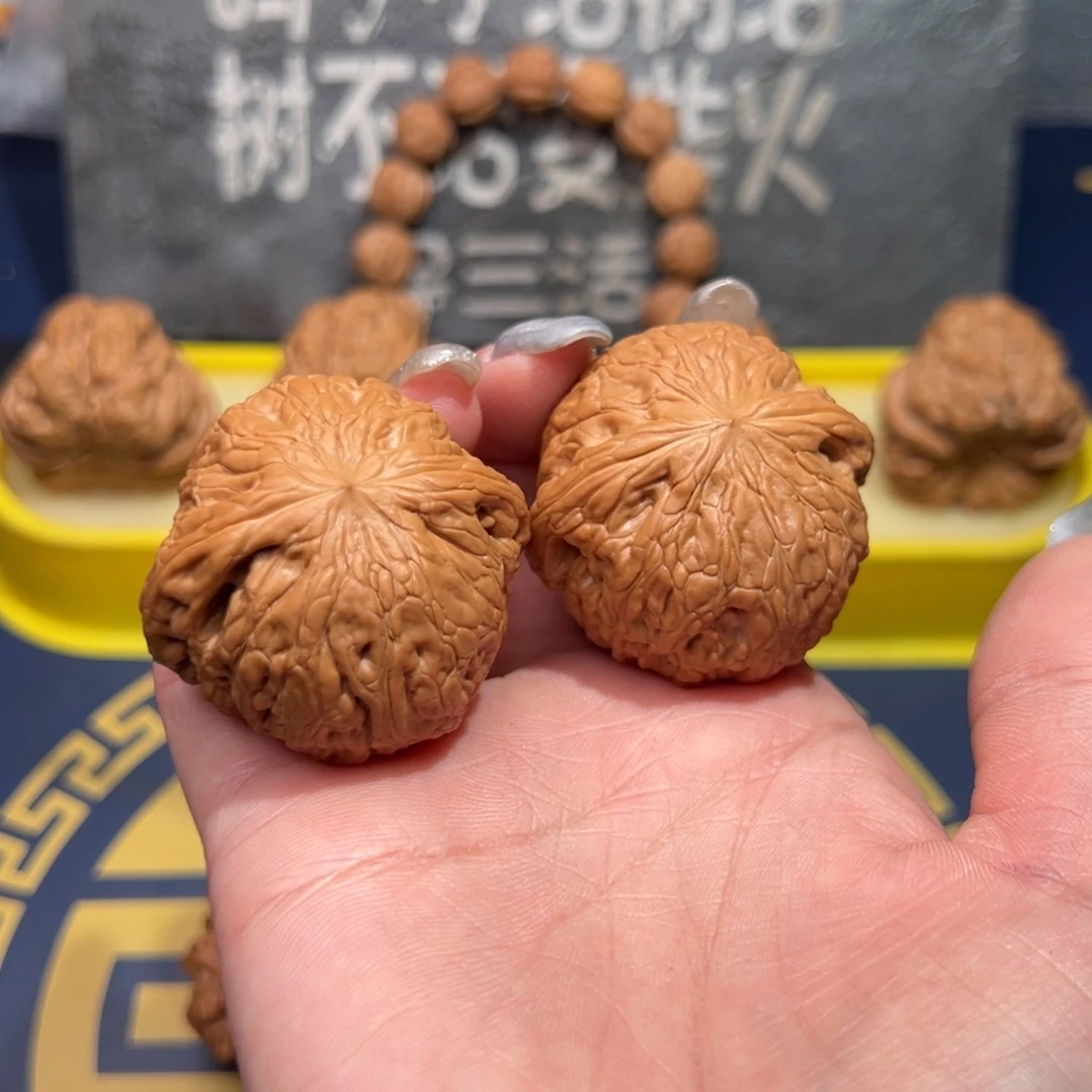 文玩核桃把件铁锤41全品