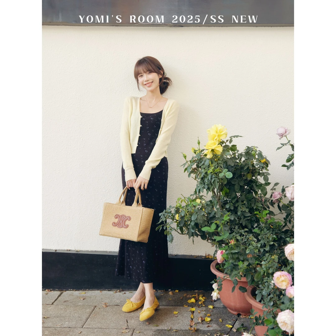 【现货】YOMI小个子定制【优雅日记】碎花修身显瘦吊带连衣裙女春季