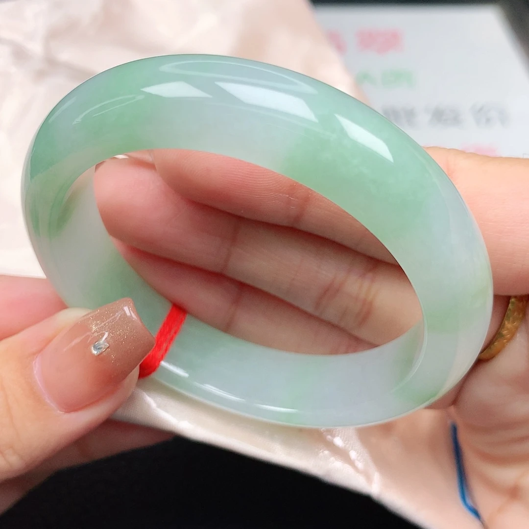 未镶嵌手镯翡翠54正圈