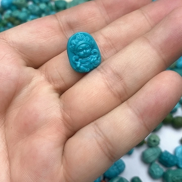 未镶嵌绿松石珠宝奇石