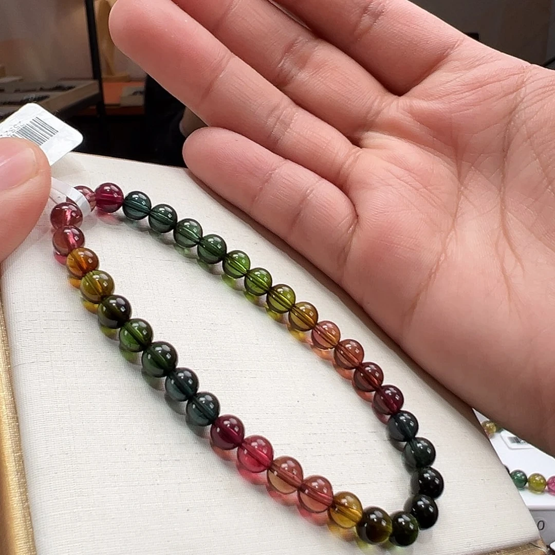 手串碧玺未镶嵌5.8mmmmmm