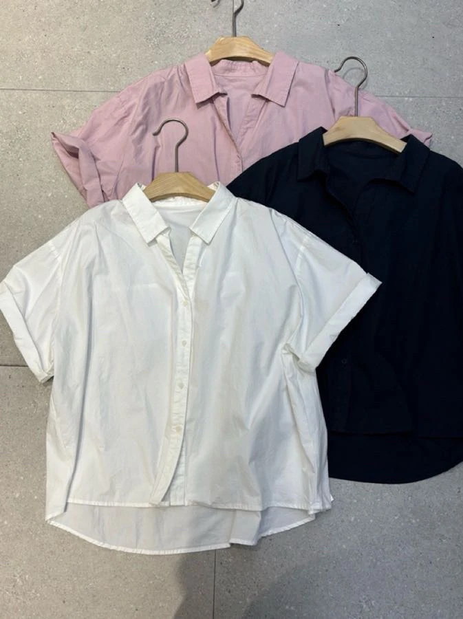 衬衫短袖女 363911-1