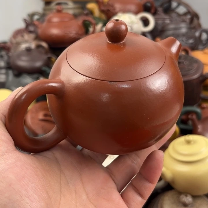 茶壶紫砂紫砂壶壶口磕碰