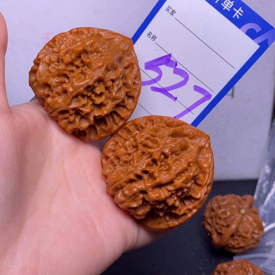 文玩核桃把件527/49官帽