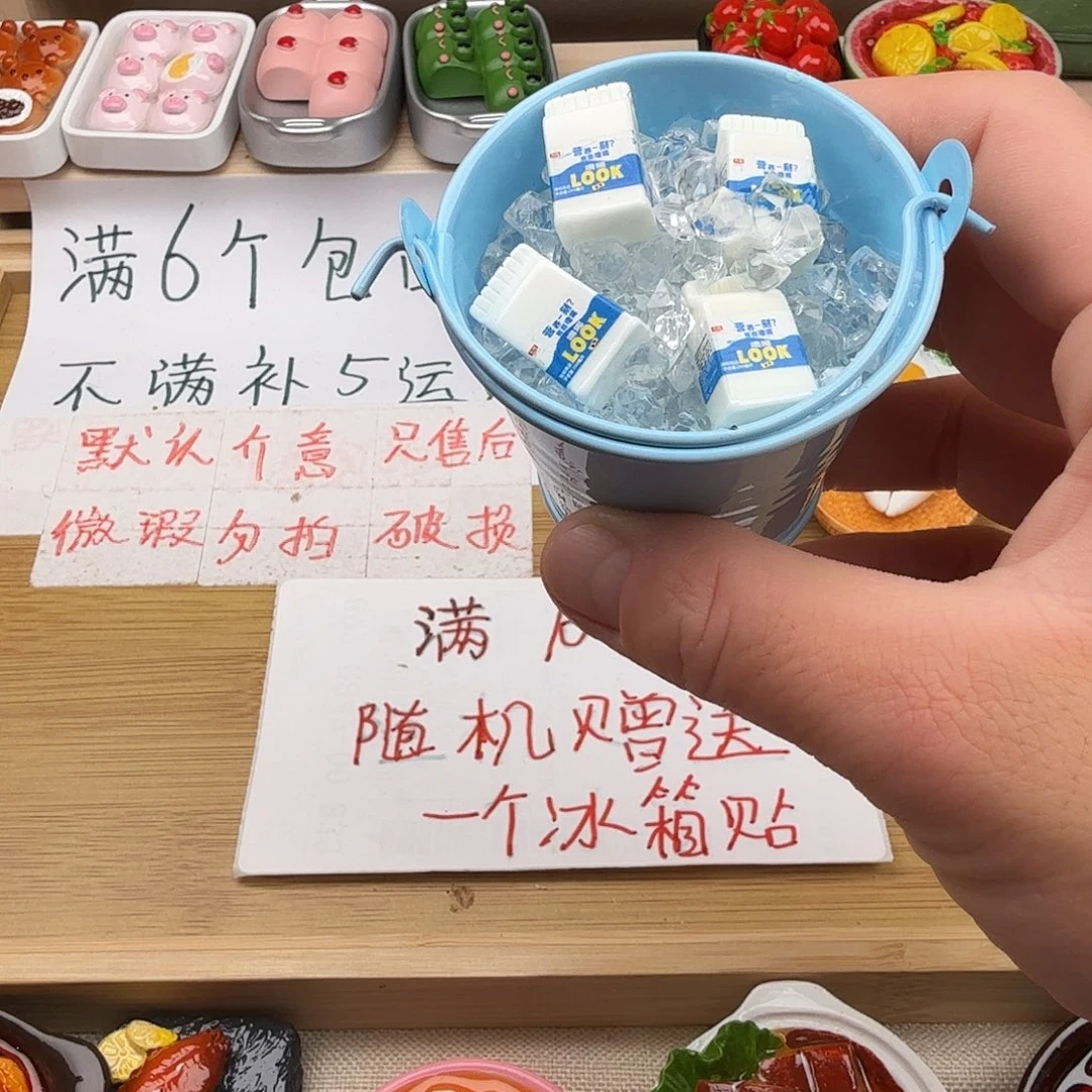 子***n树脂食玩冰箱贴 凭开箱视频售后