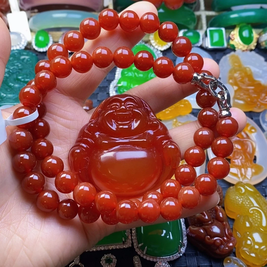 玛瑙/玉髓未镶嵌颈饰