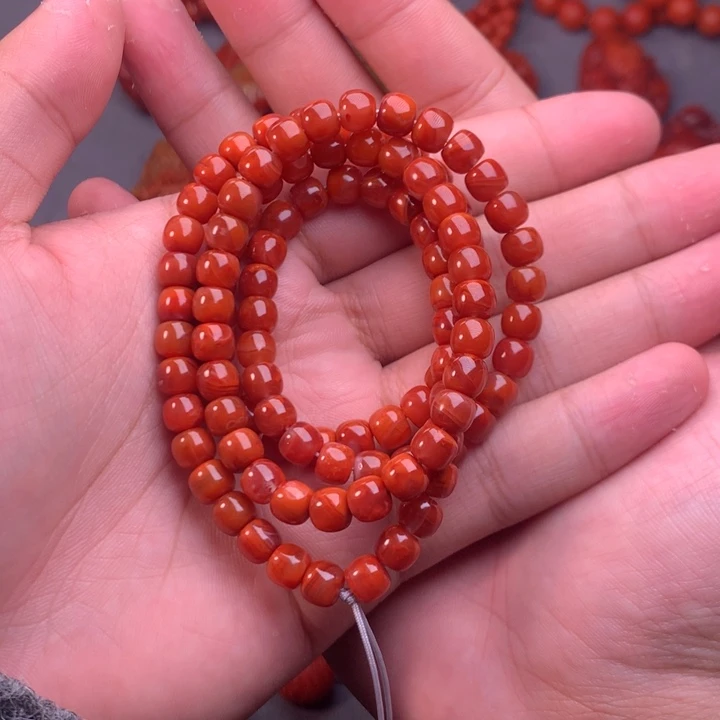 【闪购商品】未镶嵌配饰南红玛瑙卡6mm