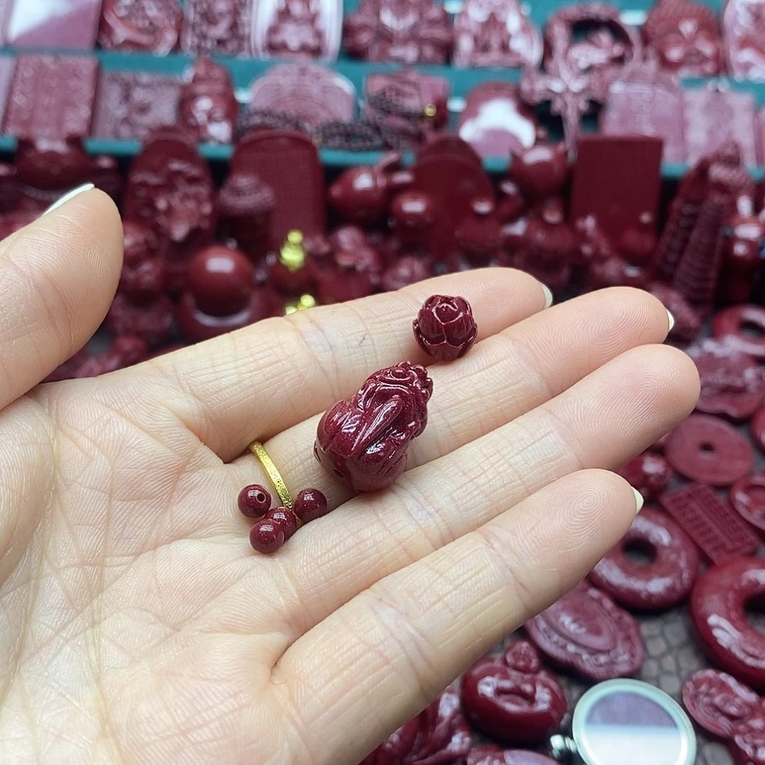 天然辰砂朱砂手机链